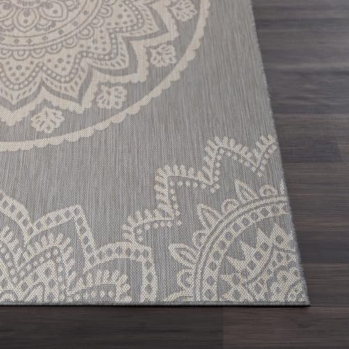 Outdoor Rug 9x12 Modern Area Rugs for Large Indoor and Outdoor Patios and Porches