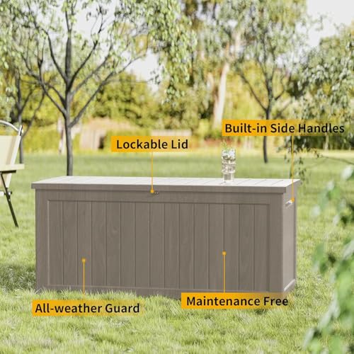 270 Gallon Resin Deck Box