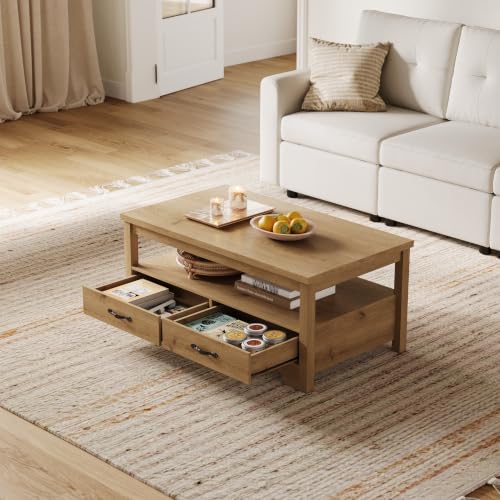 Farmhouse Coffee Table with Storage