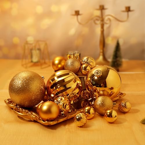 50pcs Shatterproof Christmas Ball Tree Ornaments