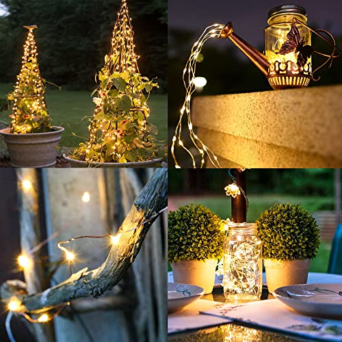 Warm White Solar String Lights Outdoor
