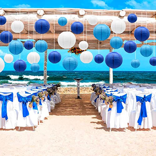 21 Pack Blue Paper Lanterns (21 Count)
