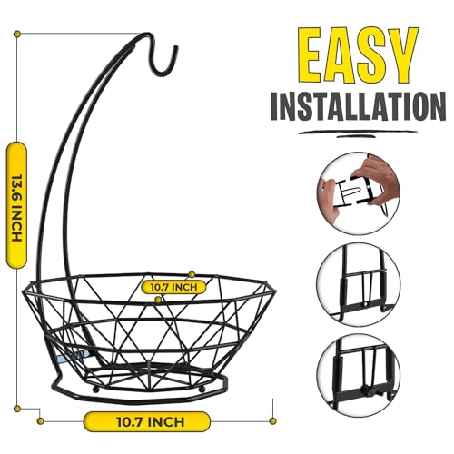 Fruit Basket with Banana Hanger