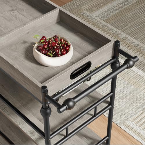 Bar Cart with Wheels
