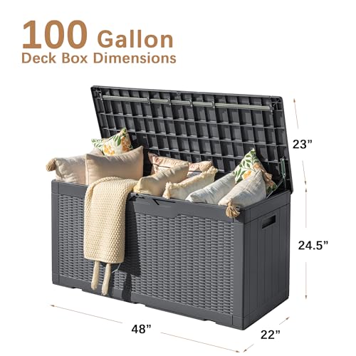 97 Gallon Deck Box