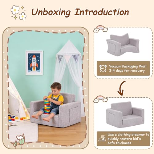 Toddler Chair Sherpa Kids Couch
