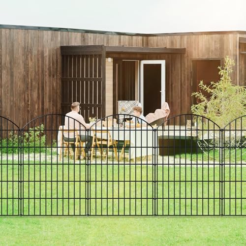 Metal Garden Fence 42 in x 23.3 ft