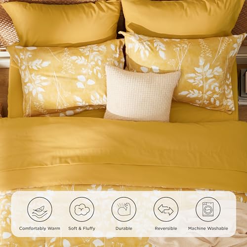 Floral Yellow Comforter Set