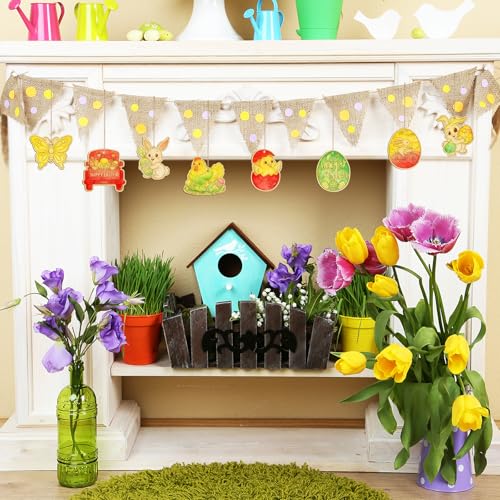 80PCS Wooden Easter Ornaments to Paint (80 Count)
