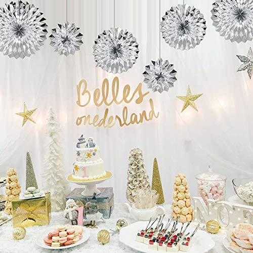 6 Pack Silver Party Decorations
