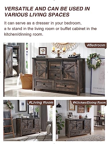 48 inch Farmhouse 4 Drawer