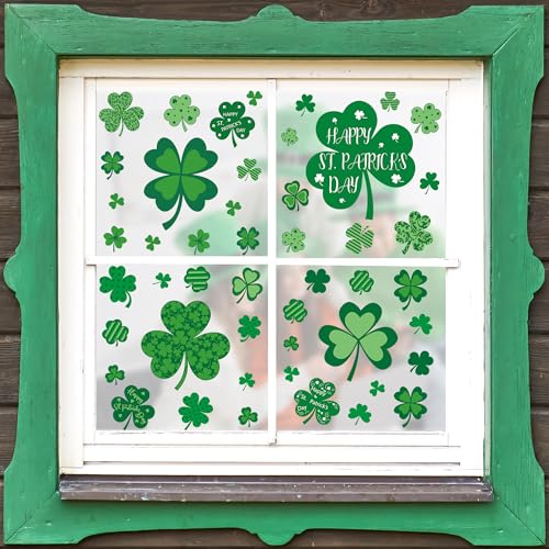 9 Sheets St Patricks Day Window Clings (9 Count)
