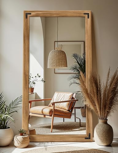 Wood Framed Bathroom Vanity Mirror for Wall