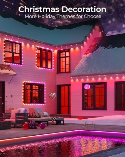 Permanent Outdoor Lights 200ft (200 Foot)