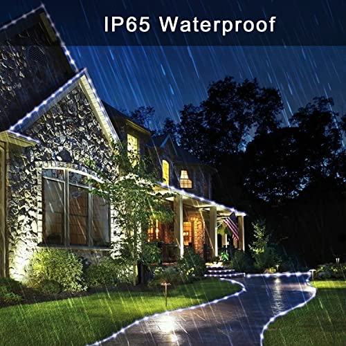 2 Pack 100 LED Solar Rope Lights (66 Foot)