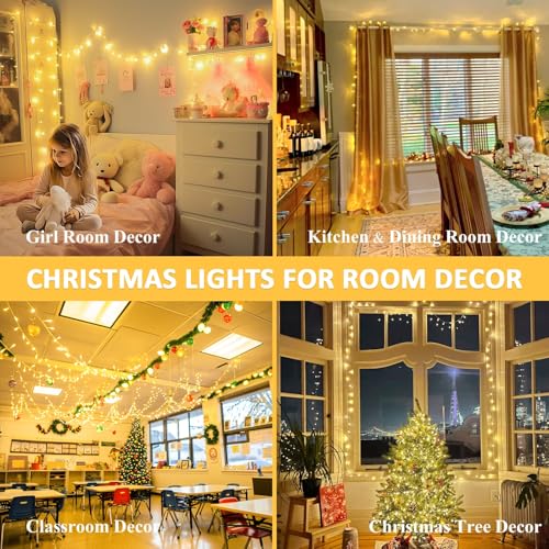 Outdoor String Lights Indoor for Bedroom (66 Foot)
