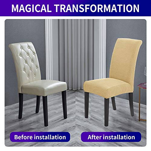 Stretch Chair Covers for Dining Room Set of 4
