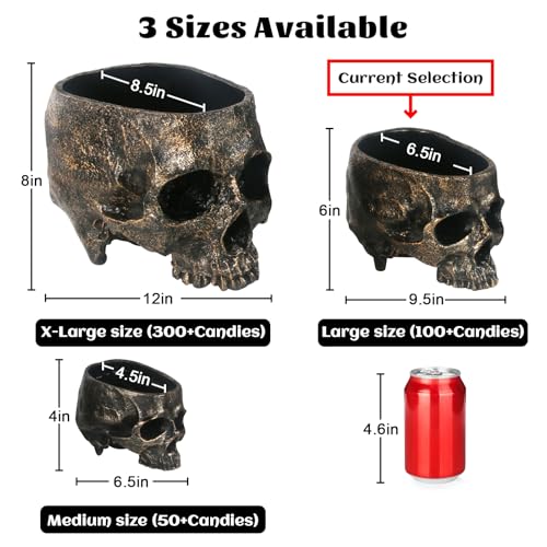 Halloween Skull Candy Bowl