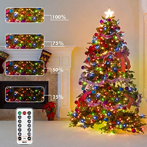 75.8FT Connectable Color Changing Christmas Light with Remote Timer 200 LED