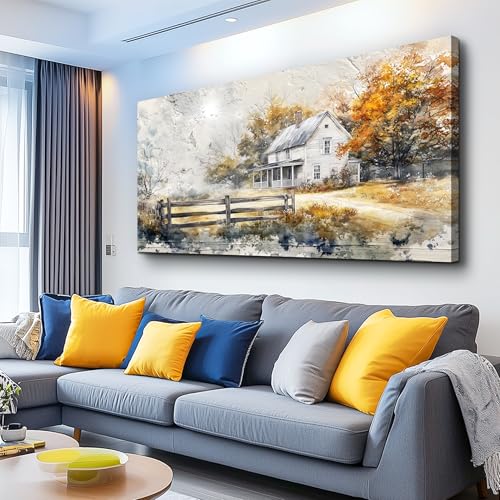 Wall Decor Large Canvas Painting Wall Art For Bedroom Living Room Decoration Abstract Ink Landscape Painting Art Print Picture Room For office Farmhouse Home Decor Home Aesthetics 30x60 In