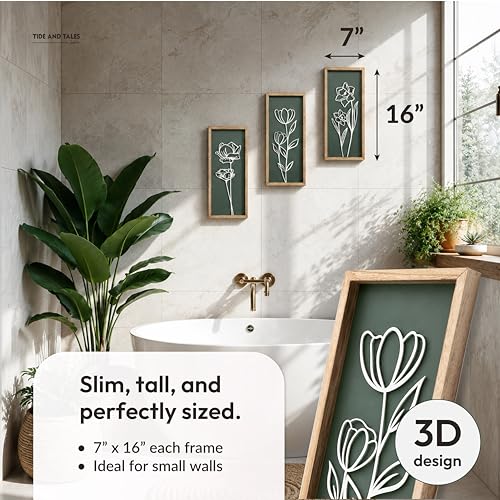 3d Green Wall Art