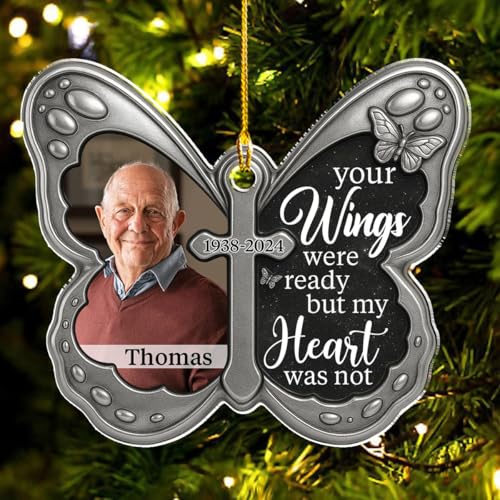 Personalized Chrismas Ornament for Loss of Loved Ones