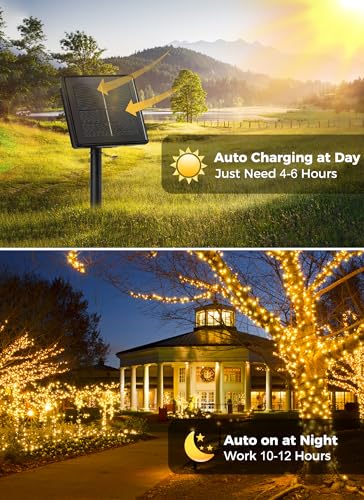 Solar String Lights Outdoor Waterproof (72 Foot)