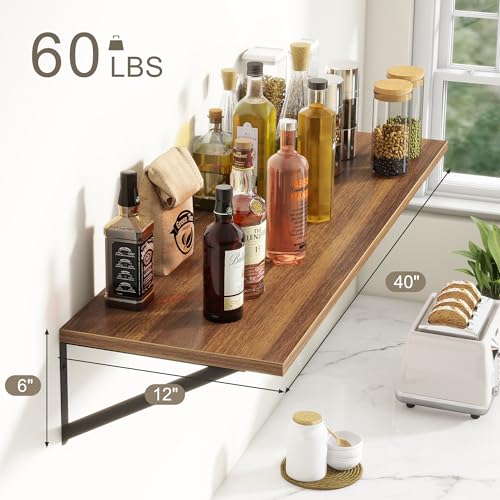 40 Inch Floating Shelves (2 Count)