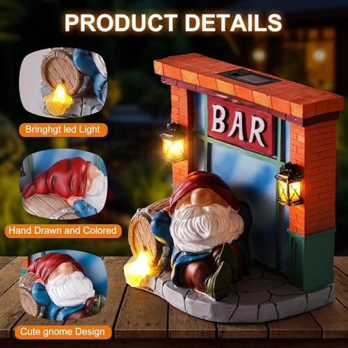 Garden Gnomes Solar Lights