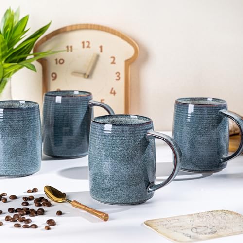 Large Coffee Mugs Set of 4 (4 Count)