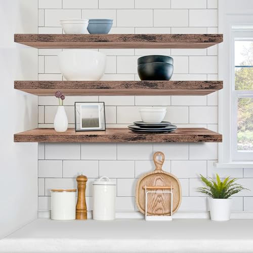 Floating Shelves for Wall Storage (3 Count)