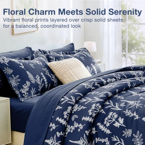 Navy Blue TwinXL Comforter Set
