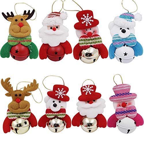 Christmas Tree Plush Ornaments (8 Count)