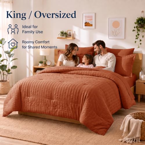 Oversized King Comforter Set 120x98 7