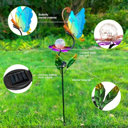 Solar Butterfly Garden Lights
