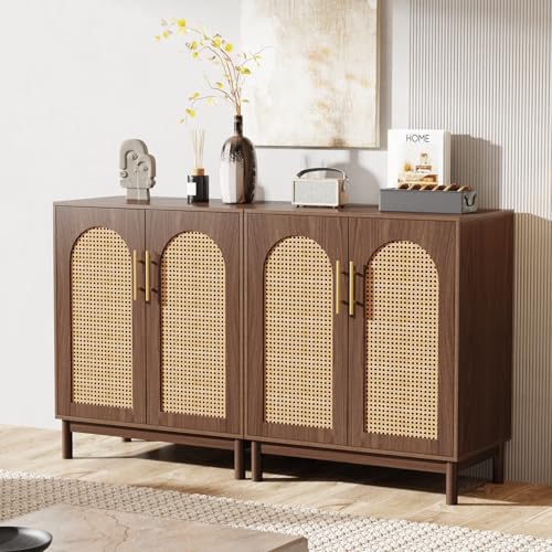Set of 2 Rattan Sideboard (2 Count)