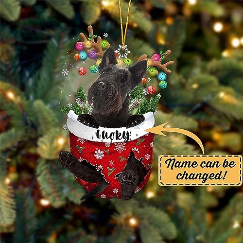 Scottish Terrier Dog Christmas Ornament