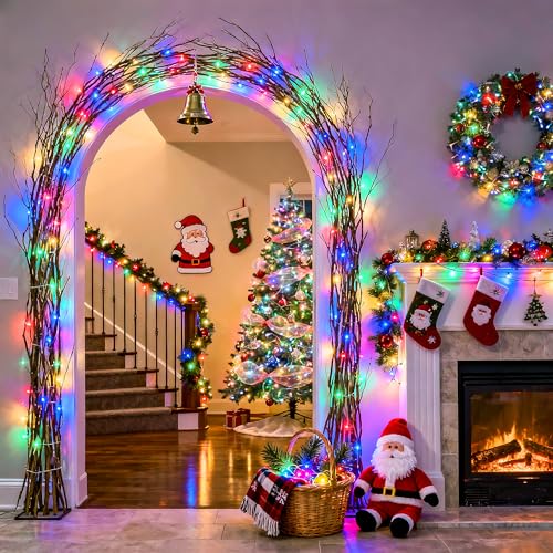 Connectable 91.5ft 250 LED Multicolor Christmas Lights Indoor (91.5 Foot)
