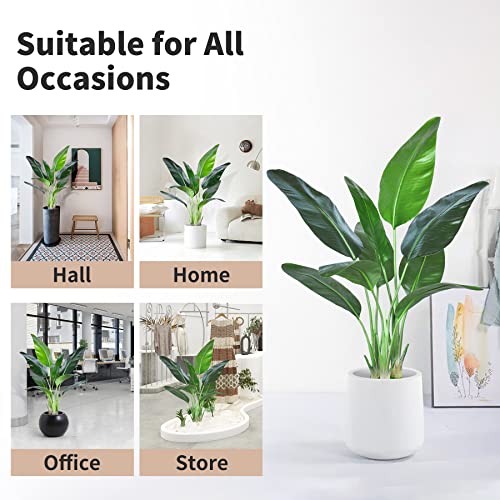 2Packs 4FT Artificial Bird of Paradise Plant (2 Count)