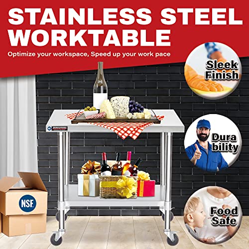 24x36 NSF Stainless Steel Cart (656 Ounce)