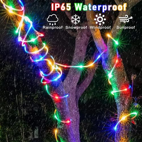 164FT 500 LED Rope Lights for Outside