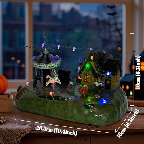 Animated Seesaw Halloween Village House