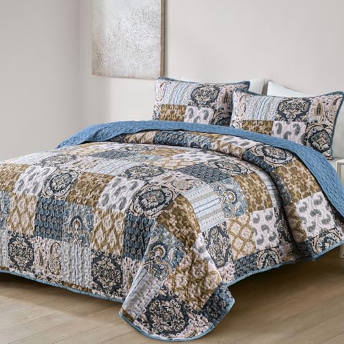 Boho Quilt Set Queen Size