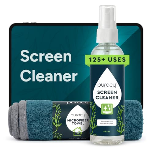 Screen Cleaner with Microfiber Cloth (4 Fl Oz)