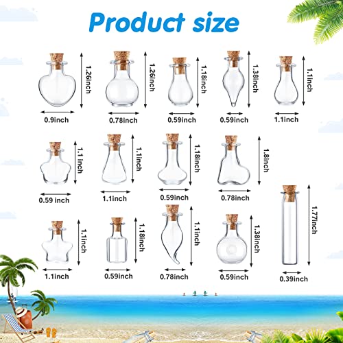 140 Pcs Mini Potion Bottles with Cork