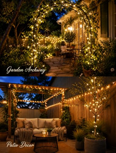 Clear Christmas Lights Set 2 Pack 50 Count Green Wire Mini Lights (26 Foot)