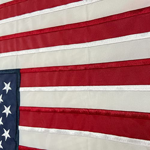 American Flag Garden Flag Embroidered Stars 12x18 Inch USA Small Flags for Yard US Flag Decor Outdoor