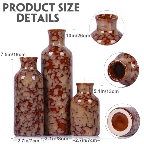 Ceramic Vase Set (3 Count)