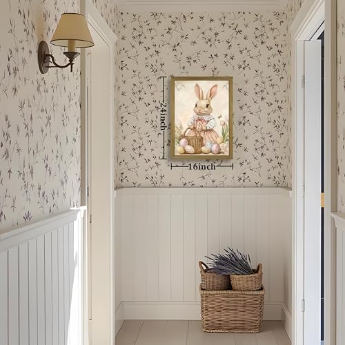Framed Easter Bunny Wall Art