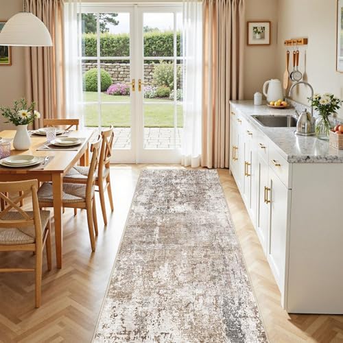 3x12 Washable Runner Rug for Hallway (24 Count)